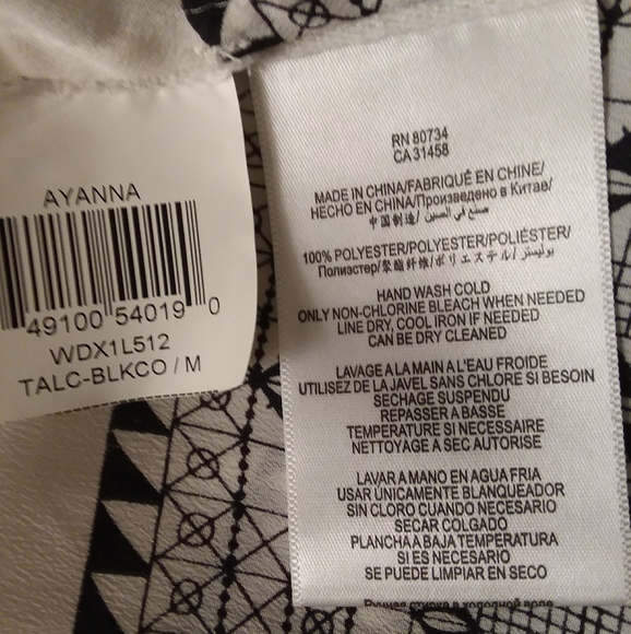 BCBGMAXARINA SHIRT SIZE M - Picture 6 of 6